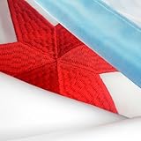 VSZM Chicago Flag 3x5 FT Outdoor - 300D Polyester Embroidered Outside US Chicago City Flag | Brass Grommets for Porch, Garden, Pole