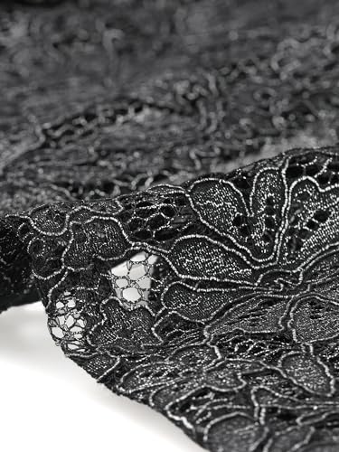 Image of Allegra K Floral Lace Shrug for Women's Work Crop Cardigan Wedding Guest Elegant Bolero