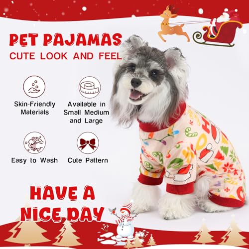 4 pijamas para perros BAOBICUTE talla L suave y livianos miniatura 5