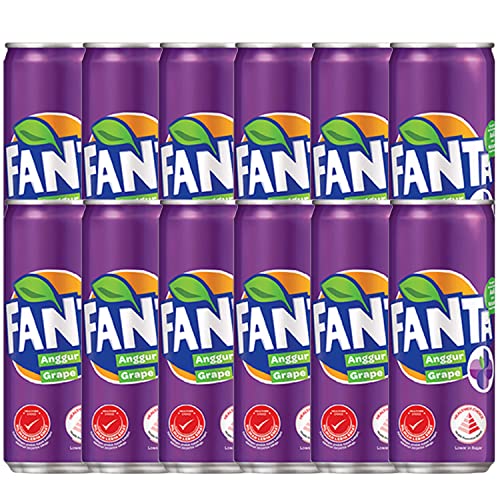 Fanta Grape Flavoured Drink, 12 X 320 ml