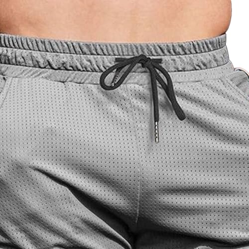 Short deportivo elástico para hombre con bolsillos miniatura 4