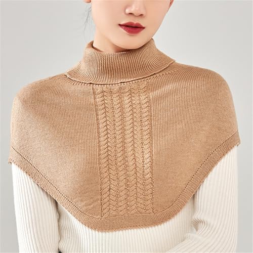 Soft & Warm High Neck Fake Collar, Warm Neck Gaiter Women, Pullover Dickey Collar for Women3