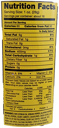 Potbelly Sandwich Shop Brand Hot Peppers 16 Oz (2 Jars)