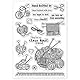 GLOBLELAND Wolle Stricken Transparente Stempel für Scrapbooking Winter-Wollknäuel Klare Stamps Wollknäuel Rand Silikonstempel Für Kartengestaltung DIY Prägung Journaling