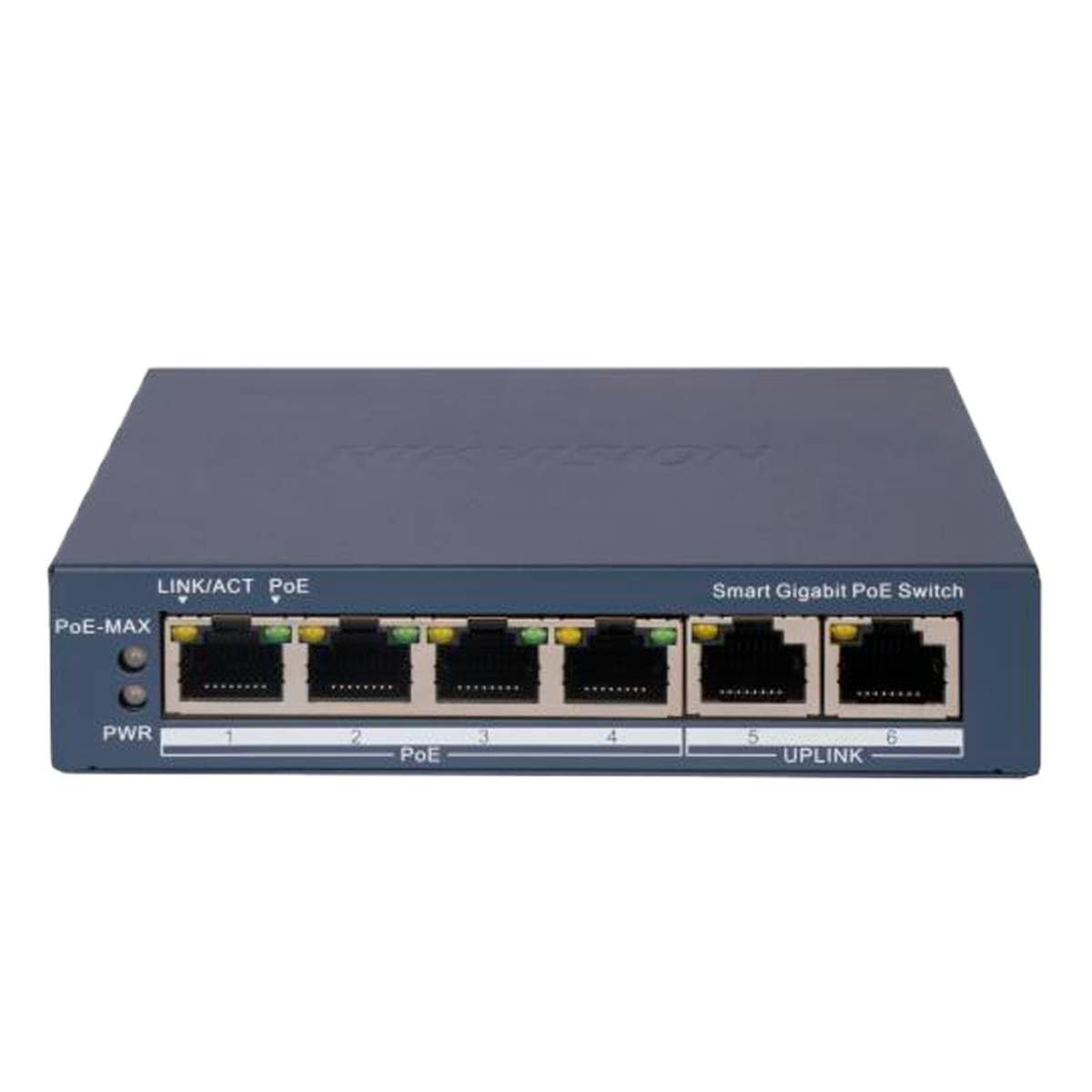 Switch Hikvision DS-3E1506P-EI 6 Puertos PoE 60W