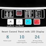 Winado Full Automatic Washing Machine, 17.6Lbs Top Load Portable Washer with Drain Pump, 10 Wash Programs 8 Water 2 in 1 Washer and Dryer for Apartments, RV, Camping - Image 4