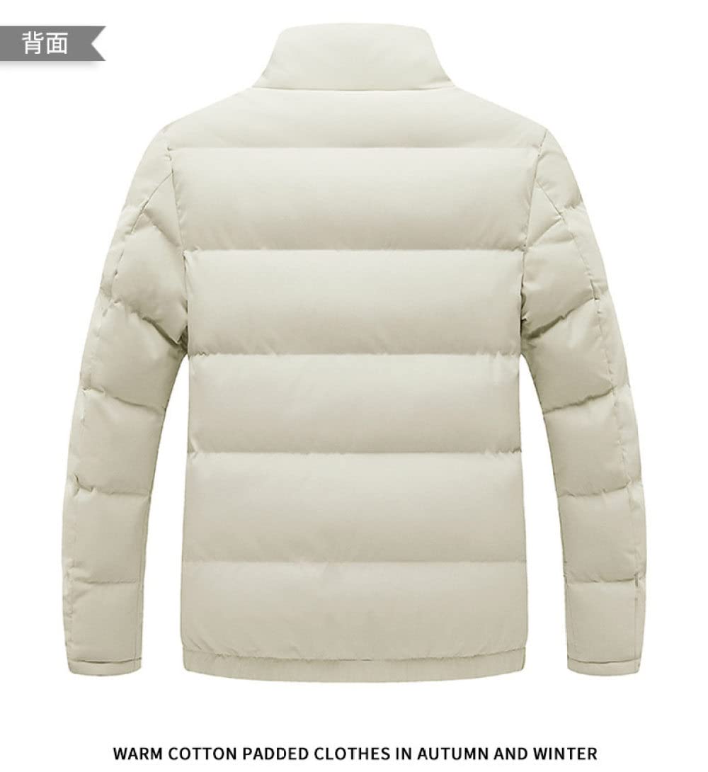 Winterjas voor heren, warme militaire jas, casual gevoerde cargojas