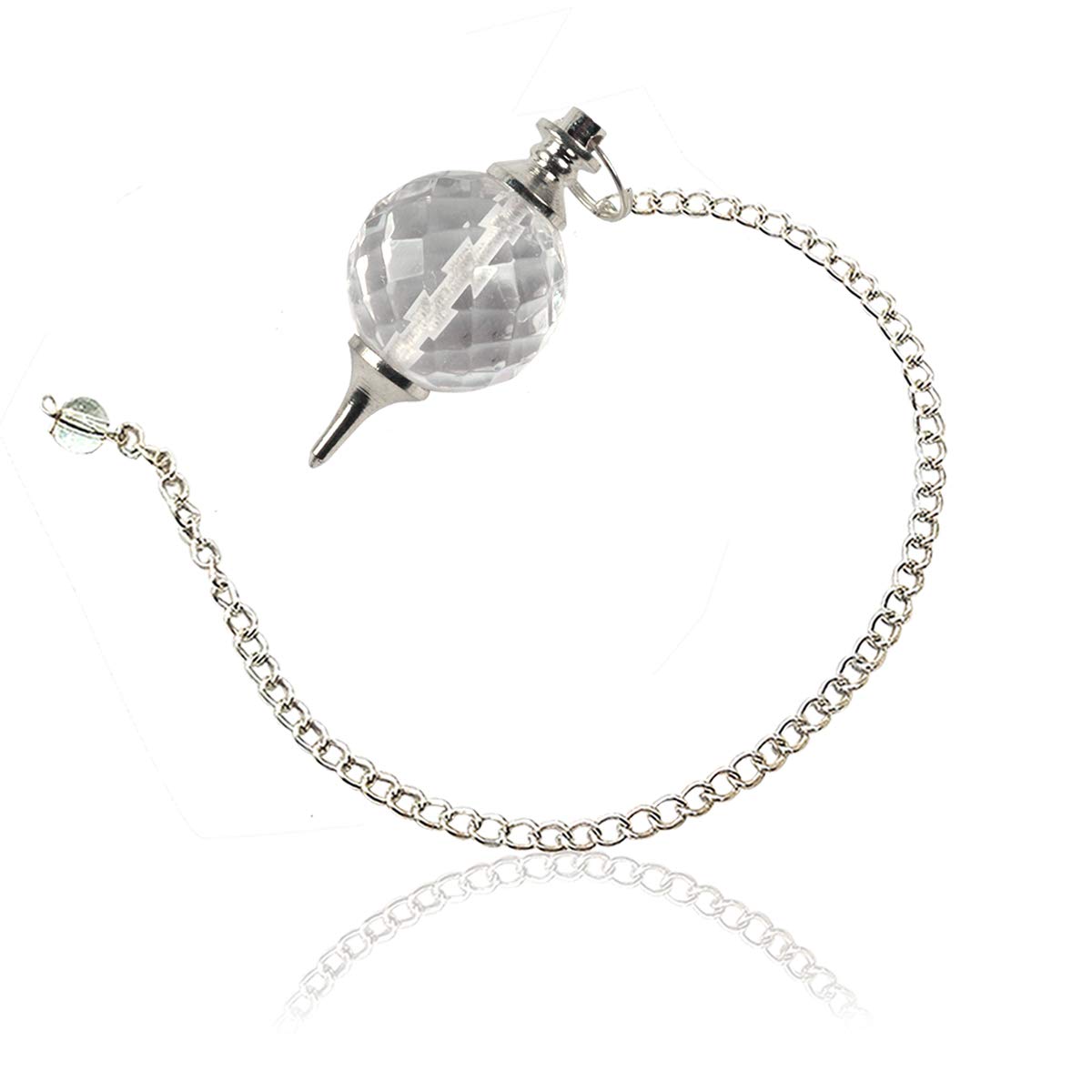 Reiki Crystal Products Clear Quartz Dowser Clear Quartz Pendulum Crystal Dowser Crystal Pendulum Stone Dowser Stone Pendulum for Reiki Healing Dowser Crystal Healing Pendulum (Color : Clear) (B08HZ9L29C) Amazon Price History, Amazon Price Tracker