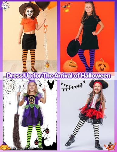 qikqik Toddler Tights Girls Tights Ultra-Soft Kids Halloween Tights Baby Girl Tights Girls Christmas Tights Toddler Stockings2