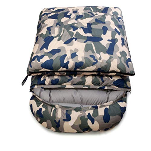 Saco de dormir Lioobo para acampar duplo saco de dormir para caminhadas, mochilão, atividades ao ar