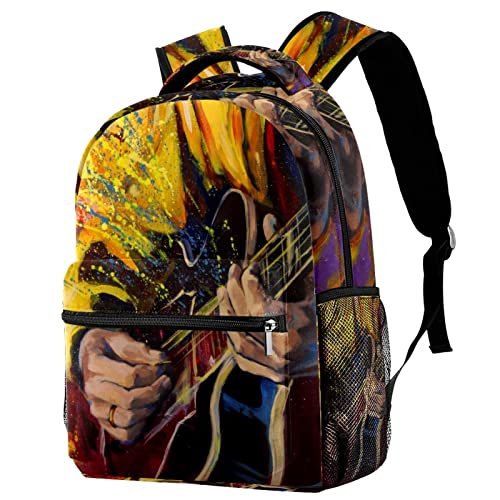 Sac à dos de voyage pour guitare contre les chocs et chutes avec compartiment bouteille