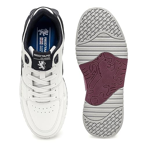 Image of Red Tape Casual Sneaker Shoes for Men | Cultured Round-Toe Shape, Soft Cushioning & Impact Relief