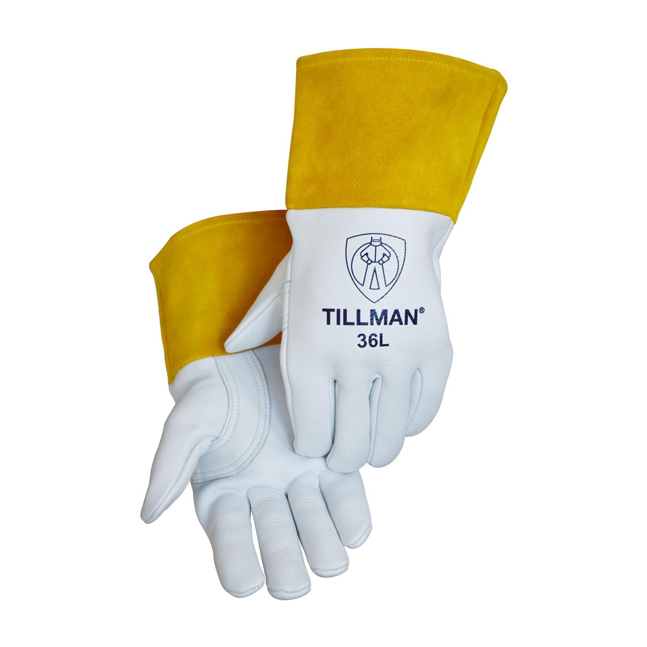 Tillman 36 Premium Heavyweight Top Grain Elkskin MIG Glove with foam lined back, X-Large