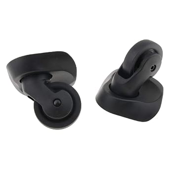 Baosity 1 Pair Suitcase Replacement Wheels Swivel Casters Repair A23-Size S