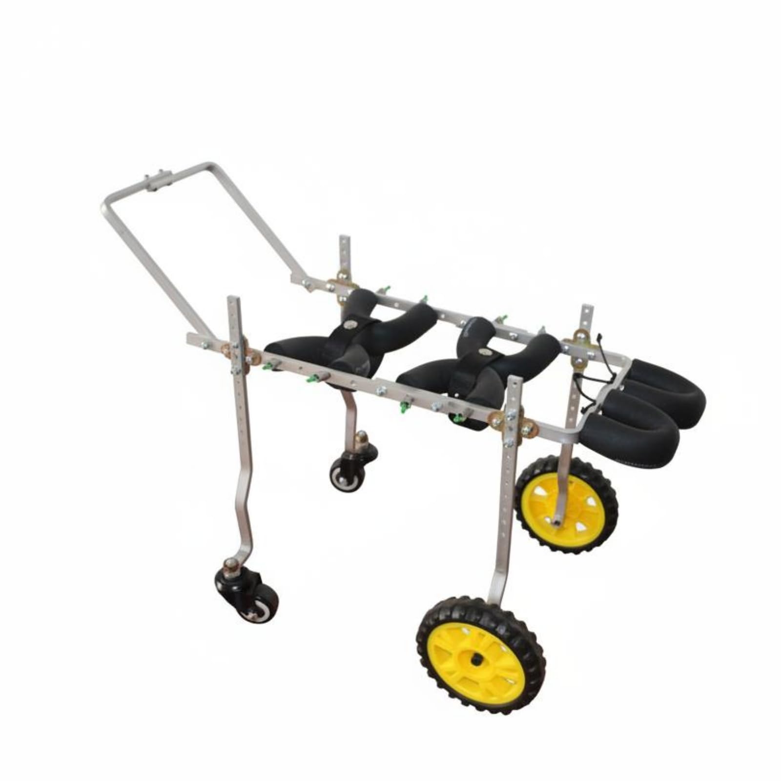 ATORSE Four Wheel Dog Wheelchair Easy to Move Rear Leg Support Dog Wheelchair Lightweight Frame for Rehabilitation, XXS-image-30