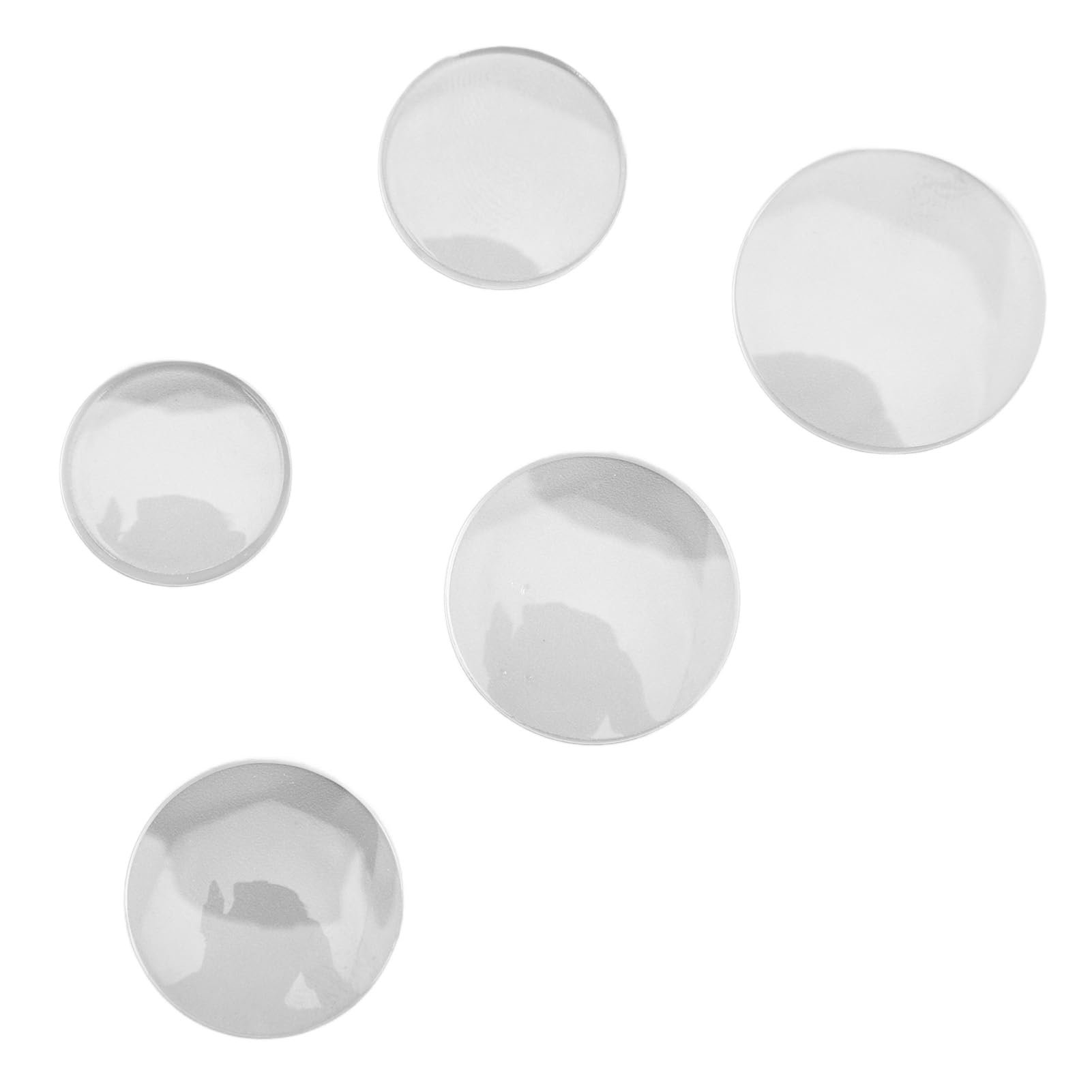 SIXRUN Zegarek ze Szkła Mineralnego Wymiana Soczewki Kryształowej, Okrągłe Płaskie Szkiełko Zegarkowe 16 Mm do 45 Mm, Odporne na Zarysowania 59 Rozmiarów dla Zegarmistrzów do Naprawy Zegarków