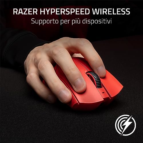 DeathAdder V3 Pro - Mouse leggero per E-Sport Ergonomico Wireless (Design Leggero da 63 grammi, Sensore Ottico Focus Pro 30K, Interruttori del Mouse Gen-3, Wireless HyperSpeed) Faker edizione - Mouse gaming - Immagine 7