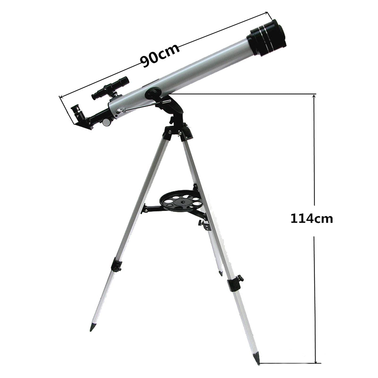 Télescope astronomique Spatial, monoculaire Haute Puissance, trépied réglable, oculaire Multi-Alimentation, télescope Portable pour Enfants, débutants et Adultes