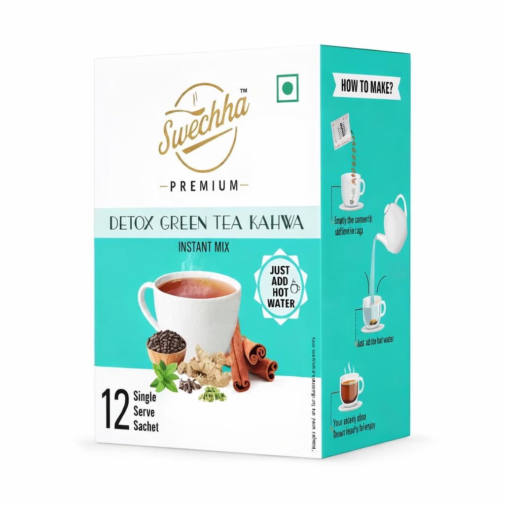 RCM Swechha Green Tea Detox Kahwa - 36g (Pack of 3)-image-26