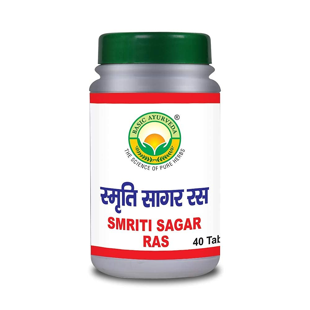 iqraBasic Ayurveda Smriti Sagar Ras (40 Tablet)