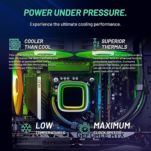 Skytech Gaming Chronos Gaming PC, Intel i9 12900K 3.2 GHz, RTX 4070 Ti, 1TB NVME, 32GB DDR5 RAM RGB, 850W Gold PSU Wi-Fi, Win 11 Home, RGB-Keyboard and RGB-Mouse Included,Black - Image 6