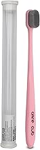 CARE CUB Manual Pink Flat Toothbrushes - Bpa-Free, Ultra Soft Micro Nano Bristles For Gentle Cleaning, Perfect For Sensitive Teeth, Oral Care Bliss, Youth & Adults