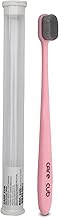 CARECUB Pink Flat Toothbrushes - BPA-Free, Ultra Soft Micro Nano Bristles for Gentle Cleaning, Perfect for Sensitive Teeth, Oral Care Bliss, Youth & Adults