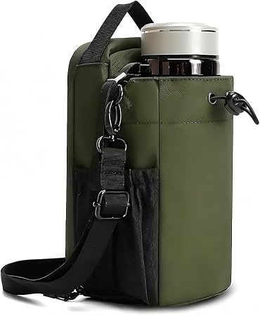 HOVCEH Petit Sac De Sport Magnétique - Porte-Gourde Avec Poches, Aimant Puissant 3 Kg, Polyvalent, Noir