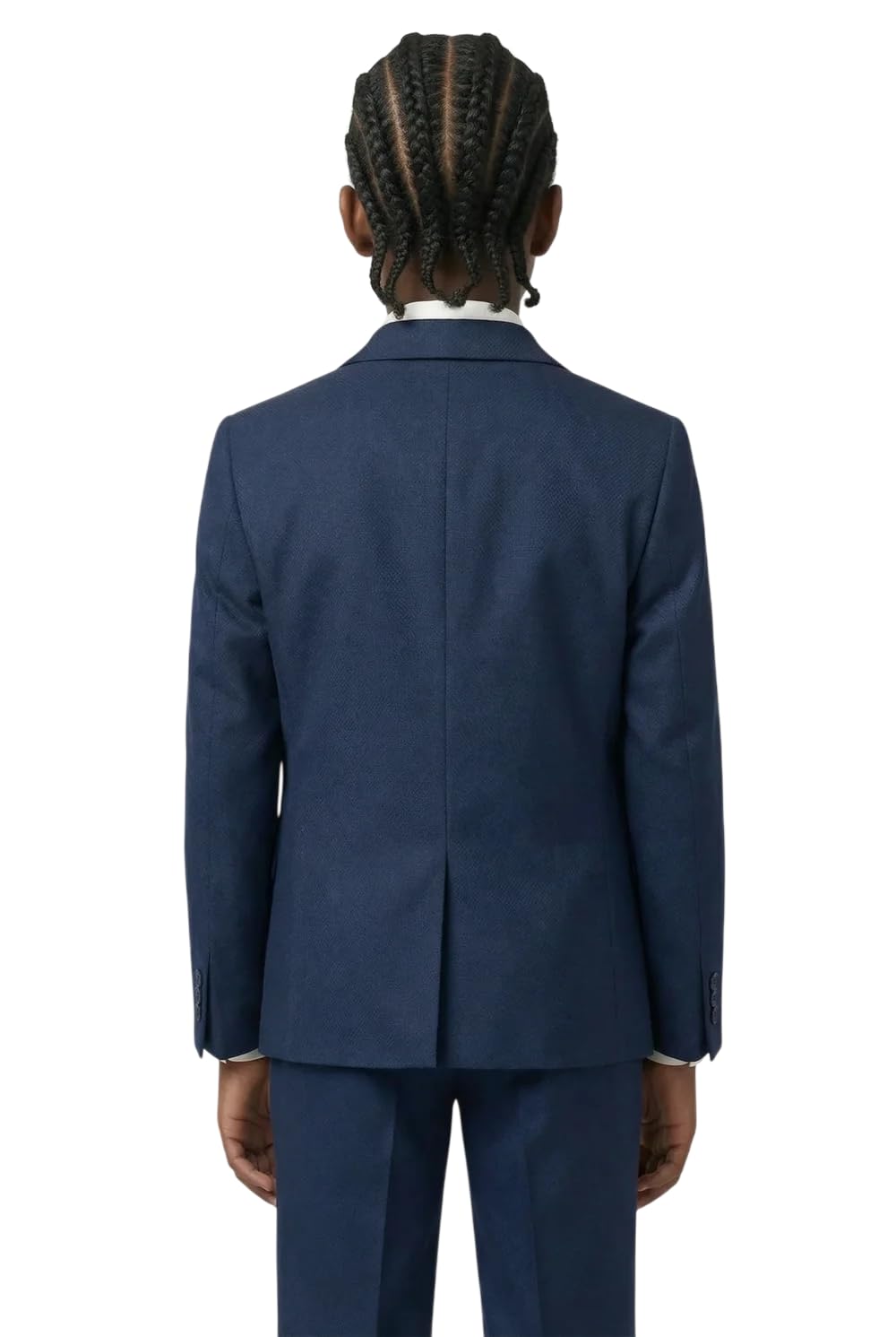 Completo da Uomo 7 Pezzi con Motivo a Fantasia – Abito da Cerimonia Slim Fit per Occasioni Speciali, età 15 Anni