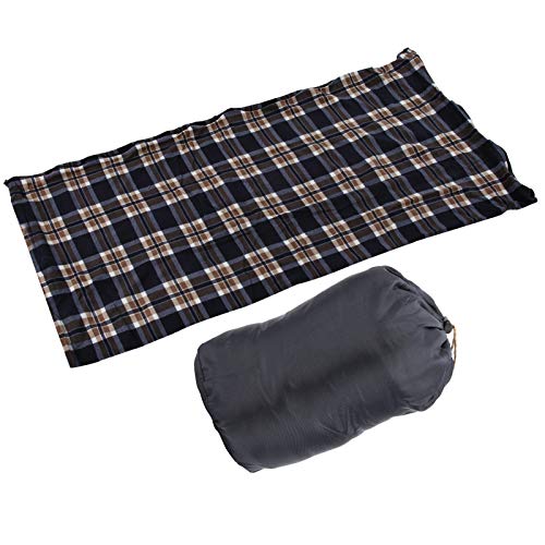 Joyzan Fleece Sleeping Bag, Camping Blanket Liner Warm Lightweight Sleeping Bed Sack with Storage Bag for Camping Hiking Backpacking Outdoors