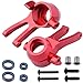 Hobbypark Aluminum Front Steering Block Knuckles & C-Hubs Caster Blocks & Rear Hubs for Arrma 1/10 Granite 4X4,Typhon, Big Rock, Senton, Replace AR330442 AR330467 AR330469 (Red)