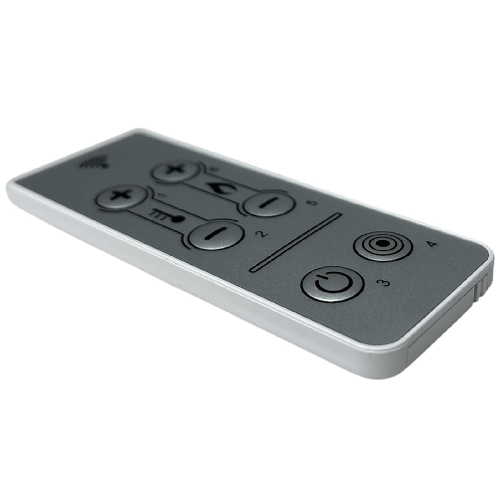 eRicambi Telecomando infrarossi unidirezionale MICRONOVA per schede termoregolatrici, serie slim 6 tasti | 80x33x6 mm VATL8633BC003 | Portata 8 metri in linea d'aria e senza ostacoli.