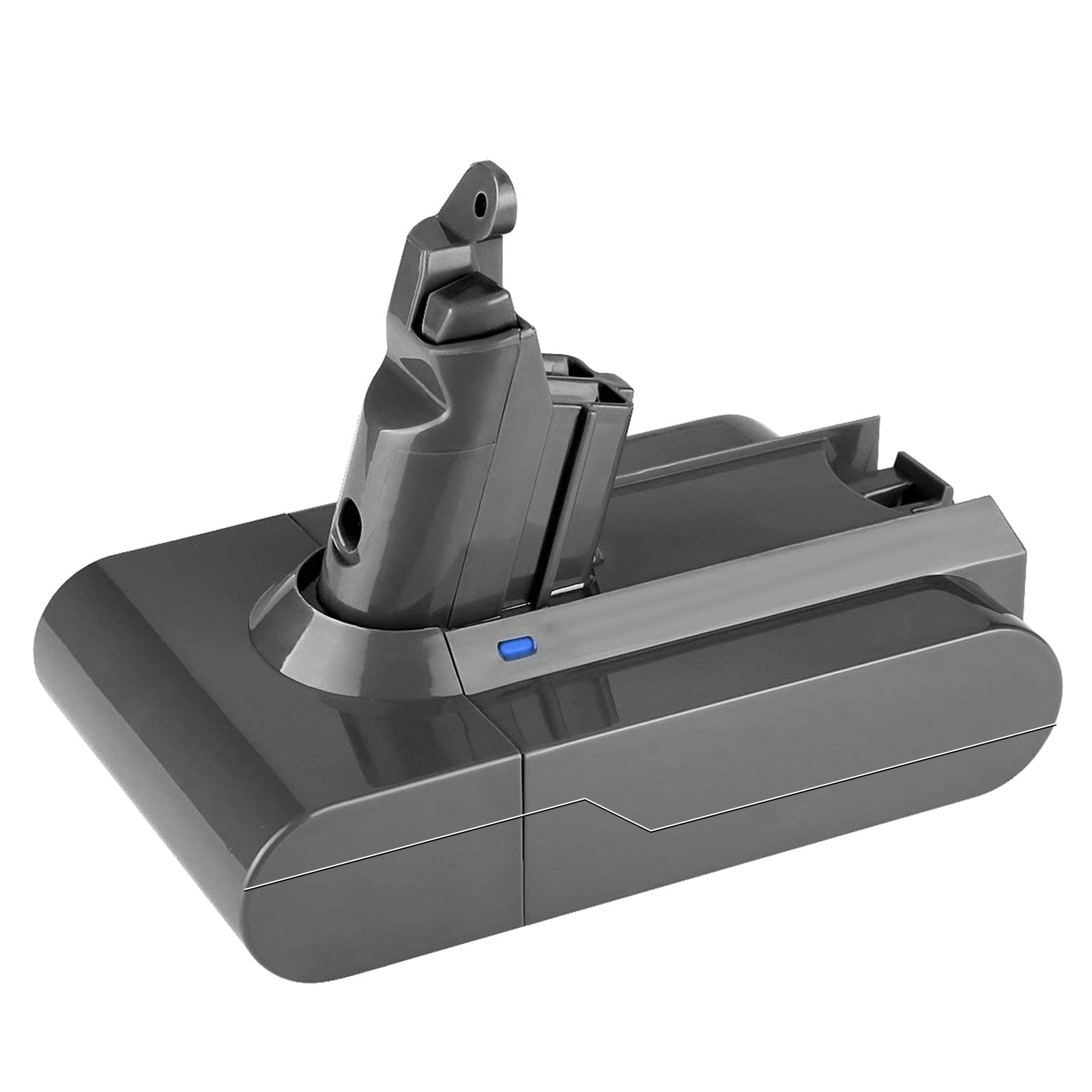 Photo 1 of 21.6V 4.0Ah Lithium ion V6 Replacement Battery Compatible D61 Vacuum Cleaner(Gray)