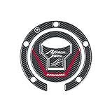 Made in Italy labelbike - Proteccion de Tapa de Depósito de Etiqueta de Gel 3D para Motocicleta Compatible con Honda Africa Twin