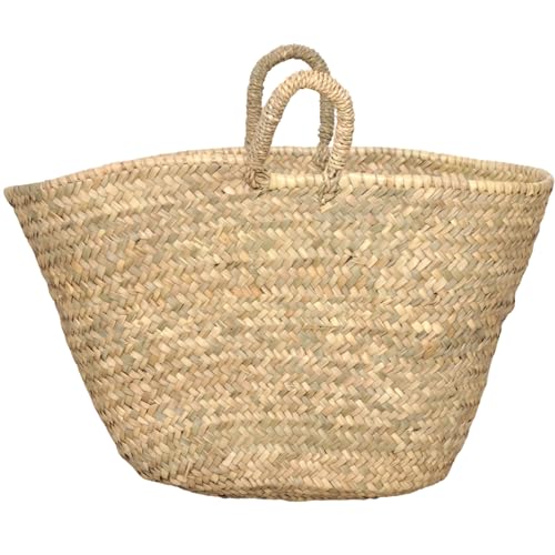 Sac de plage et marché en osier naturel fait main pour l'été