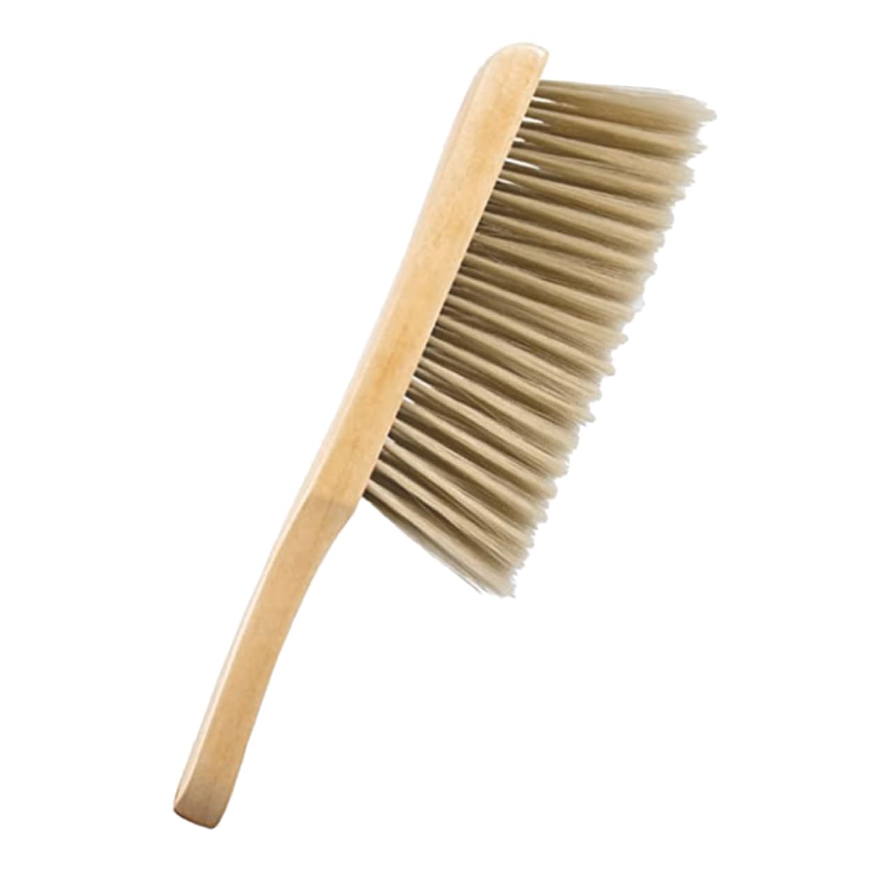 Beavorty Hand Brush with Soft Bristles Durable Wood Handle Cleaning Broom for Dust Sofa Bed Carpet Compact Design for for Home and Office Use