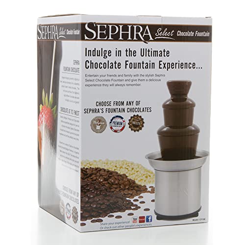 Image of Sephra Select 16 inch Home Fondue Fountain - 4lb Capacity - Serves up to 20 People