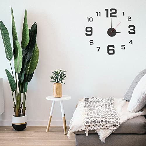Reloj de Pared 3D DIY Sin Marco Silencioso miniatura 2