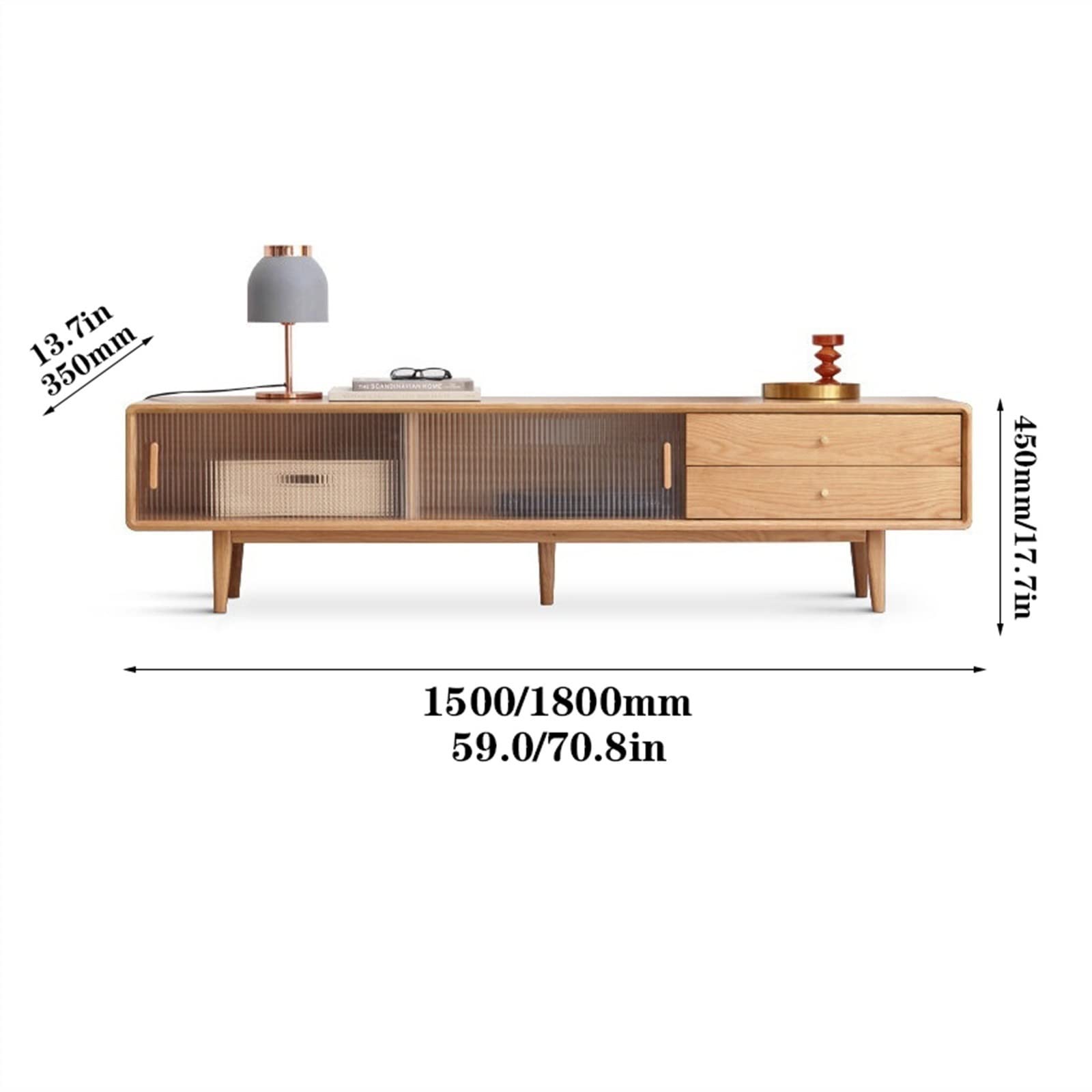 Amazon.com: MACIUM Entertainment TV Cabinet Modern TV Stand with 2