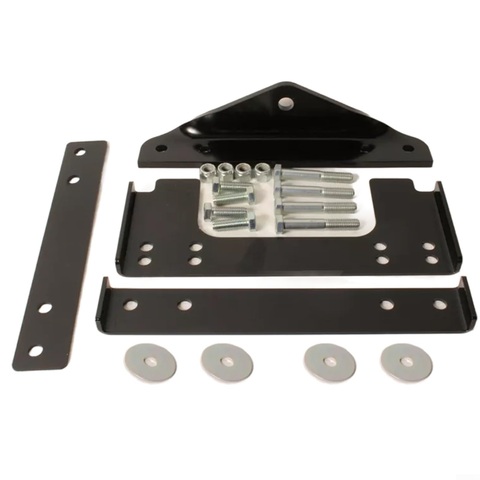 Kit d'attelage de tondeuse compatible 79202300 et remorque zero-turn noir