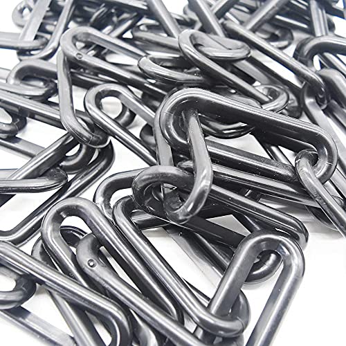 10m Regenablaufkette 10mm Kunststoff Regenkette Schwarz Ablaufkette Tropfkette Wasserkette – Bild 4