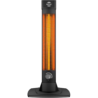 Infrared Standing Heater with 2500 Watt and Carbon Heating Element