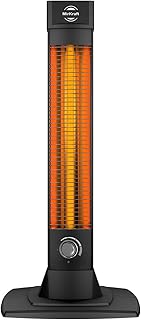 Heizstrahler Infrarot-Stand-Heizstrahler mit 2500 Watt und Kohlenstoff-Heizelement