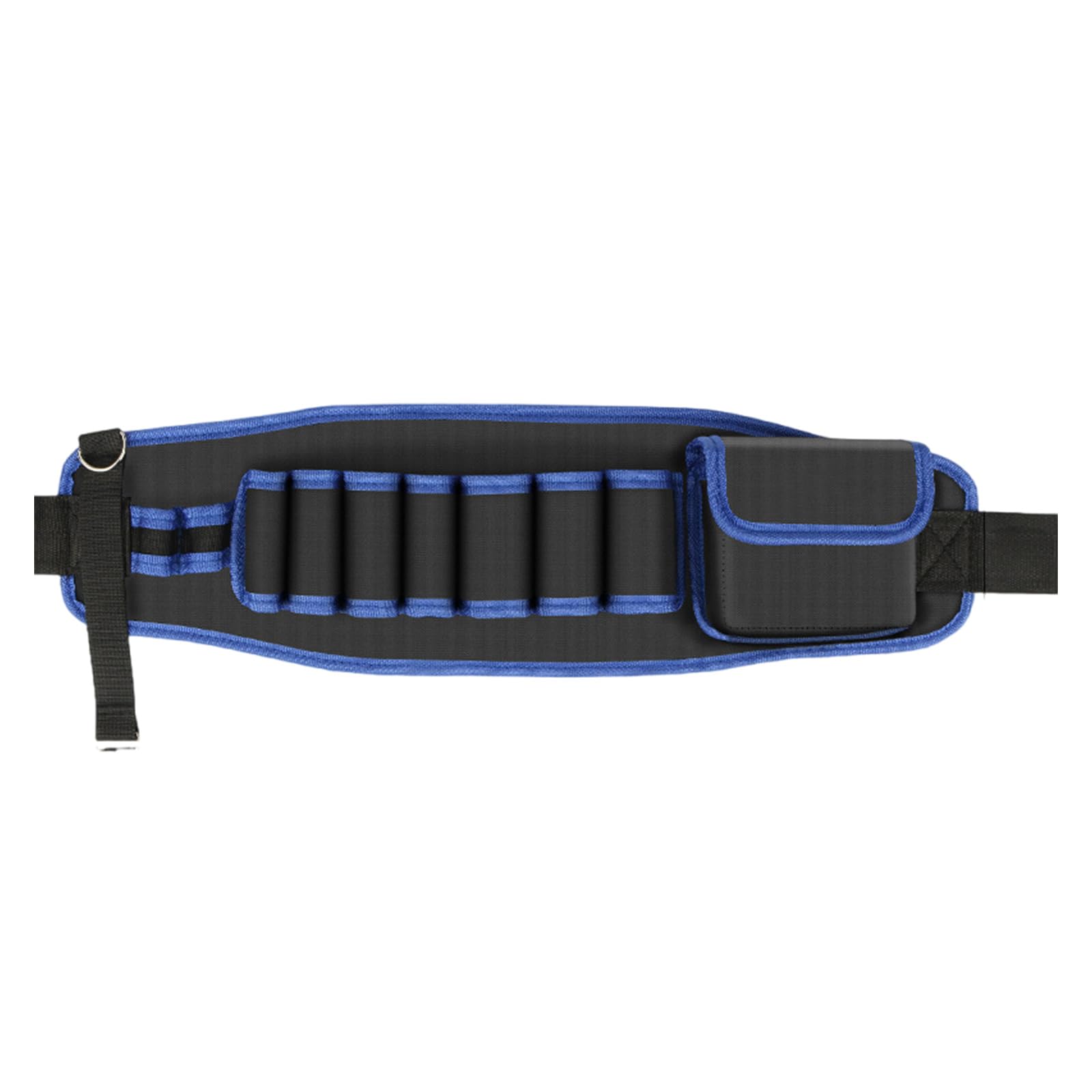 Apglsxy Blue Duty Oxford Fabric Utility Belt Bag With Multiple Compartments Portable Tool Storage Bag For Tool And Accessories Multi Functional Belt