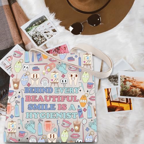 Bolso Tote para Higienista Dental Canvas 14.9in miniatura 4