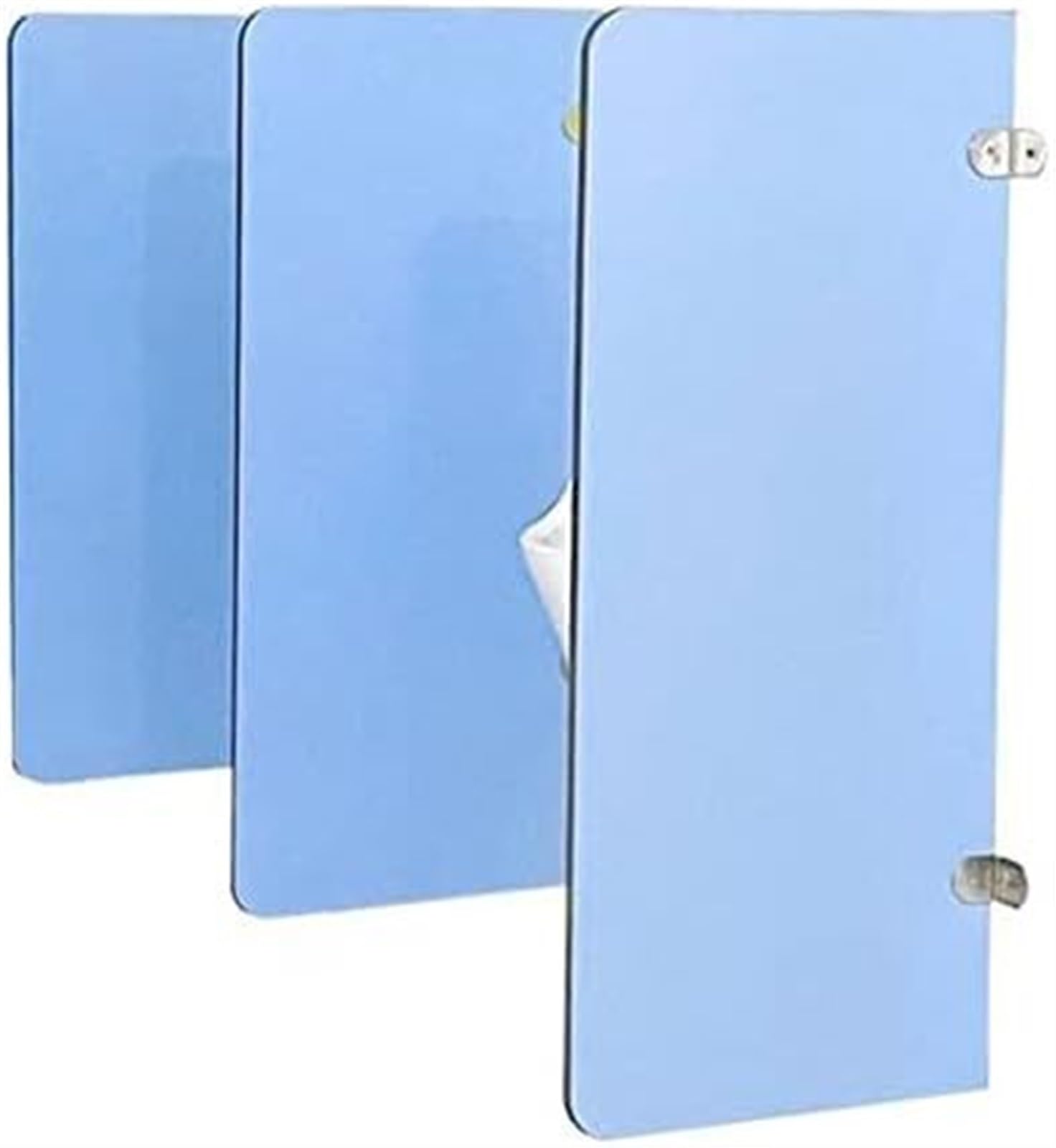 Urinal Screen Partition, Wall-Mounted Wooden Baffle for Public Restrooms in Schools, Malls & Public Places