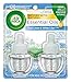 Air Wick Plug in Scented Oil Refill, 2 ct, Fresh Linen, Air Freshener, Essential Oils