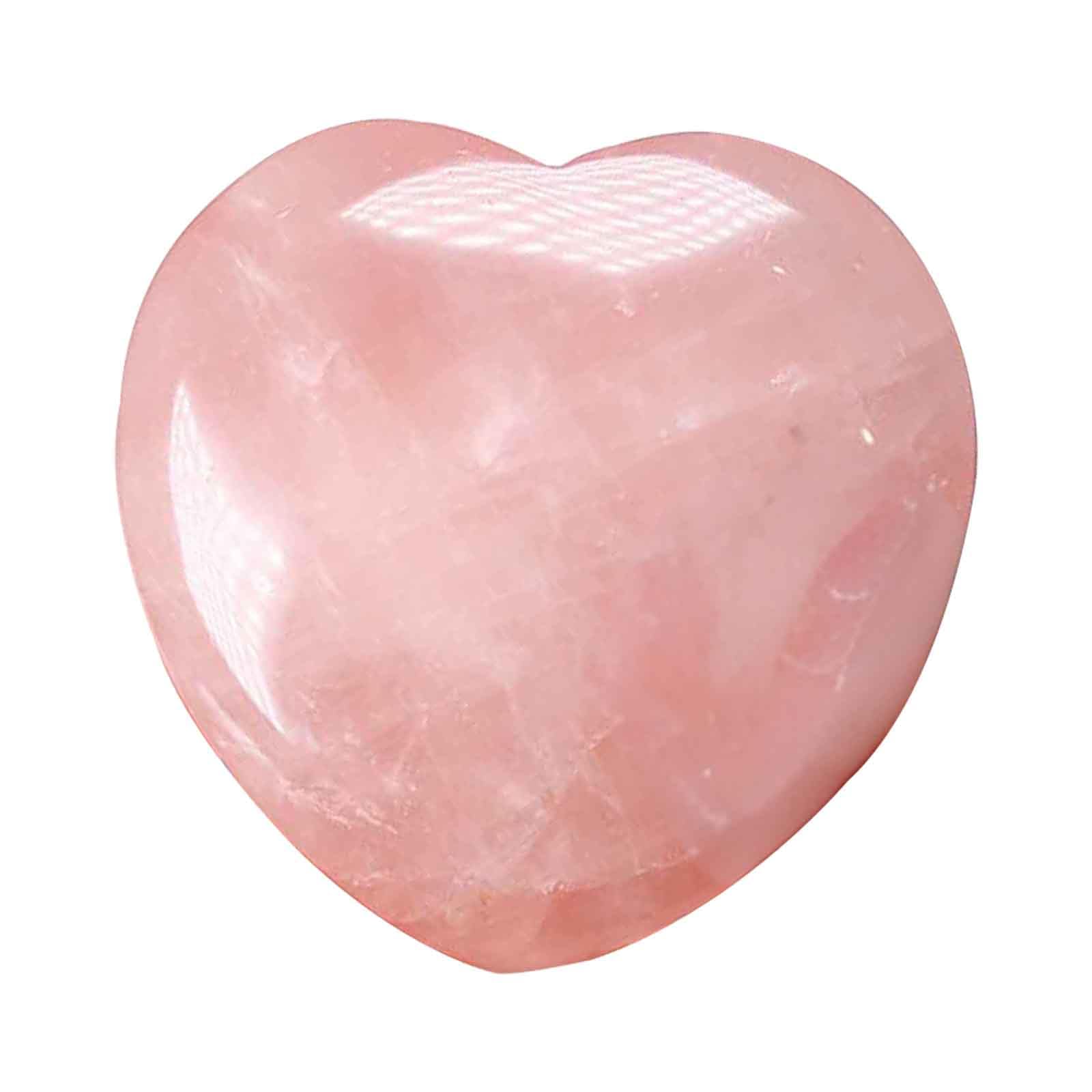 Amazon｜ローズクォーツ ハート クリスタル ラブストーン