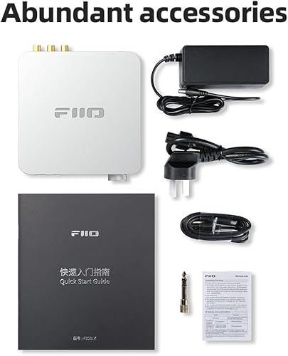 Miniatura 9 de FiiO K11 DAC y amplificador de auriculares para audio doméstico o PC, 0.250 in y equilibrado 0.173 in, RCA, coaxial, óptico, 1400 mW, 384 kHz24 bits
