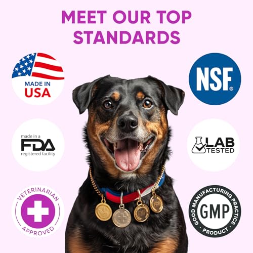 Image of Dog Allergy Relief Chews for Itchy Skin - Seasonal and Food Allergy Chews for Shedding, Licking Paws, Hot Spot, Ears - USA Product - Omega 3 Fish Oil Skin & Coat Supplement - Anti Itch Immune Treats